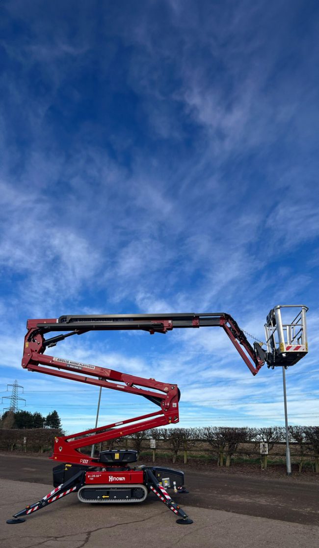 Hinowa 20.10 Bi-Energy Spider lift Tracked Boom